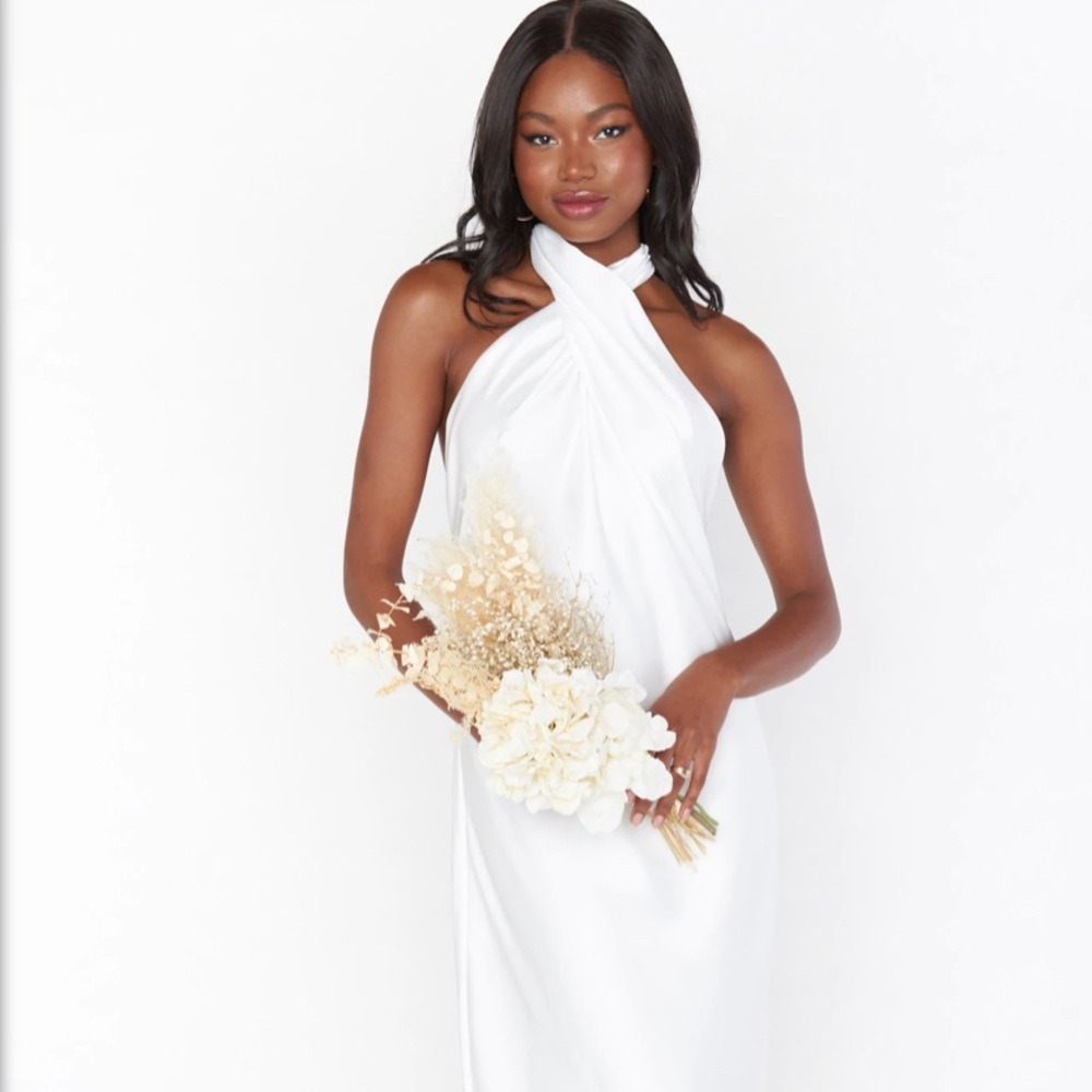 Ivory - Show Me Your MuMu long maxi dress.